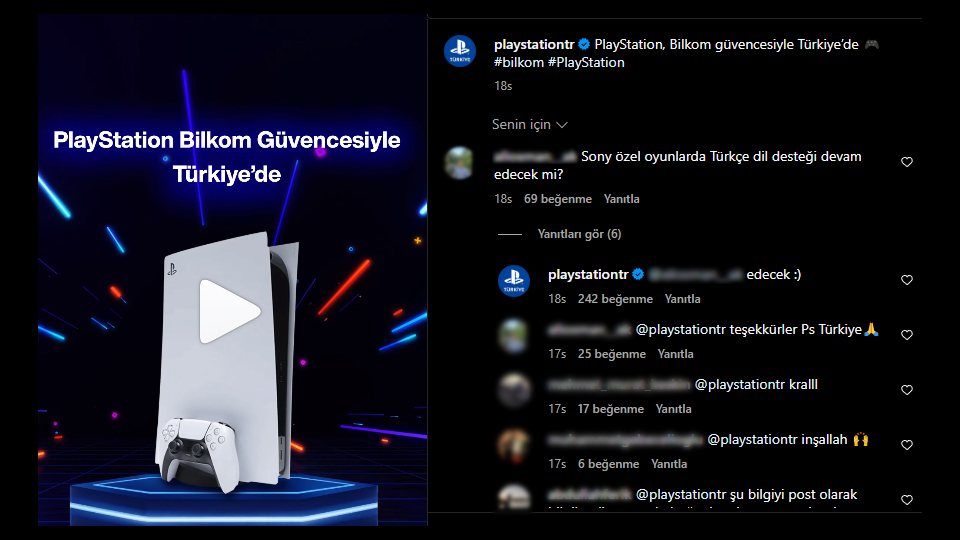 PlayStation özel oyunları Türkçe olarak çıkmaya devam edecek.