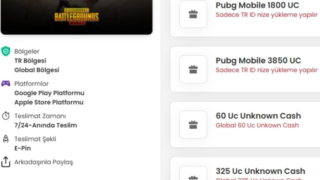 Peki PUBG Mobile UC satın alımlarını Kopazar üzerinden güvenli bir şekilde yapabileceğinizi biliyor muydunuz? Artık biliyorsunuz.