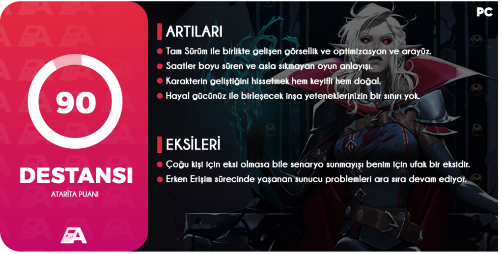 8 Mayıs tarihinde de Tam Sürüm ile birlikte karşımıza gelen V Rising, oyunculara gerçek bir vampir olma deneyimi sunuyor.