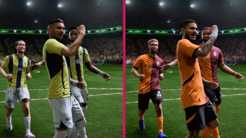 Fenerbahçe ve Galatasaray, FC 25 için EA Sports ile iş birliği yaptıklarını duyurdular. Stadyumlar oyunda yerini alacak.