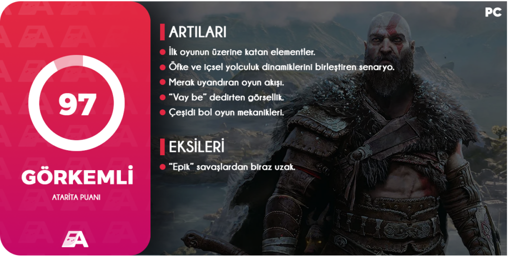 God of War Ragnarok belki dünyanın en iyi şiir kitabı değil ama, o kitabın en iyi sayfalarından bir tanesi.