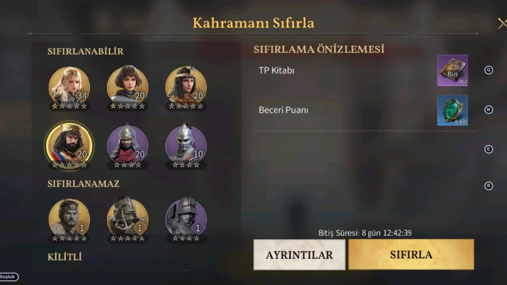 Age of Empires Mobile kahraman sıfırlama nasıl yapılır?