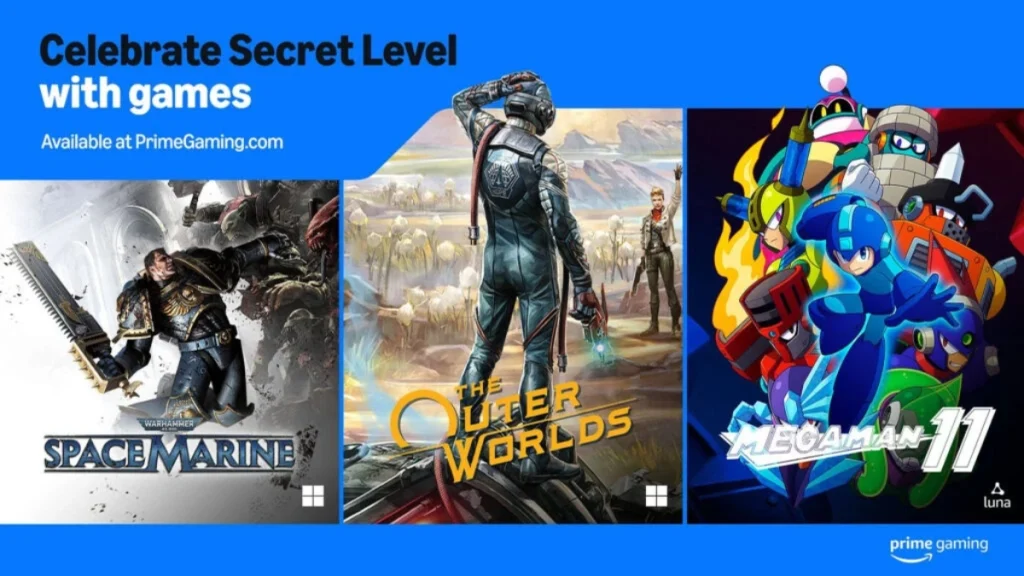 Amazon Prime Gaming, Secret Level dizisini kutlamak için 10 ücretsiz oyun daha dağıtıyor.