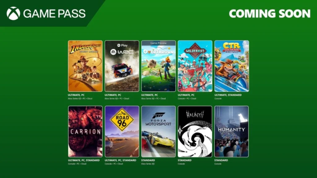 Xbox Game Pass eklenecek oyunlar aralık 2024