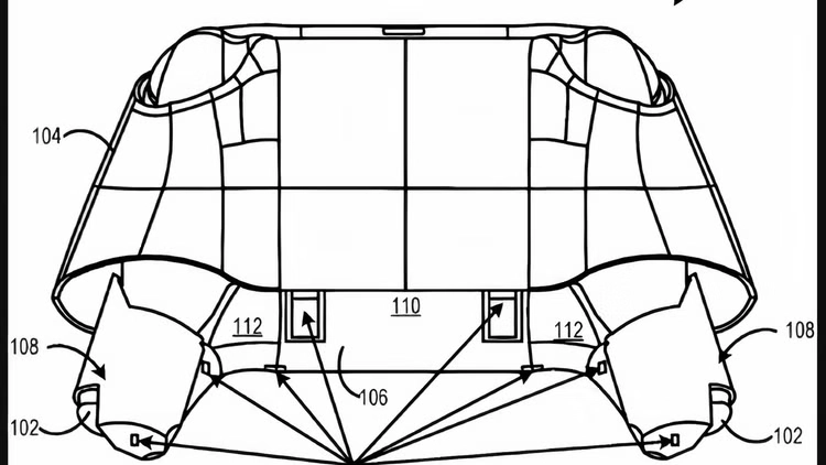 Xbox kontrolcüleri için alınan yeni patent için öne sürülen ekran görüntülerinden birisi.