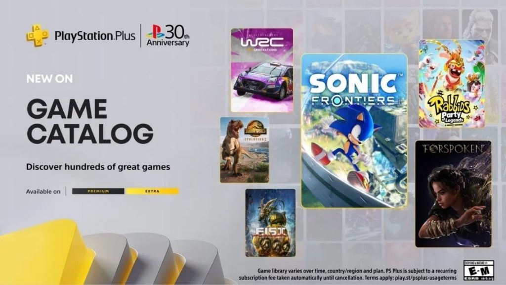 2024'ün sonuna yaklaşırken PlayStation Plus abonelerine sunulacak yeni oyunlar da belli olmuş durumda. Bu ay Sonic Frontiers, Jurassic World Evolution 2 ve Forspoken gibi yapımlar abonelik sistemine girecek. Gelin şu detaylara bir göz atalım;