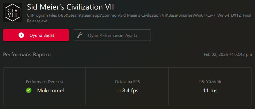 Sid Meier's Civilization VII FPS