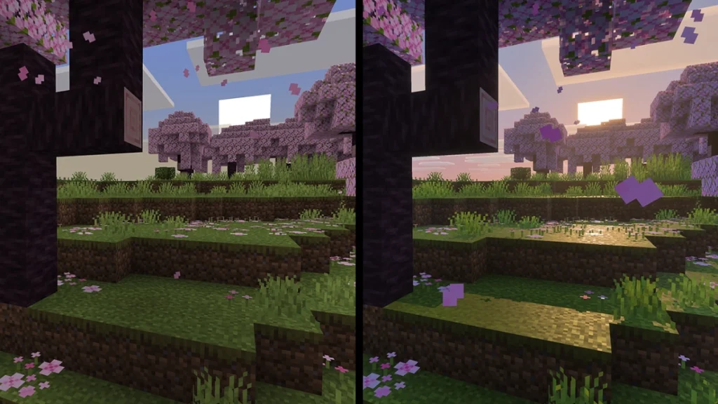 Minecraft Vibrant Visuals adındaki grafik güncellemesine kavuşuyor.