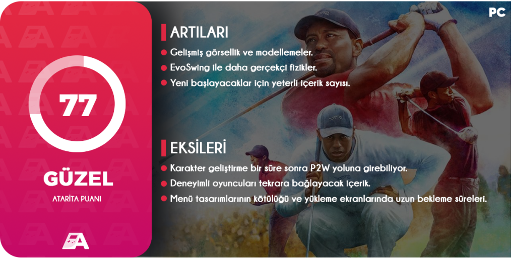 PGA TOUR 2K25'in PC inceleme kopyası, 2K tarafından Atarita'ya gönderilmiştir.